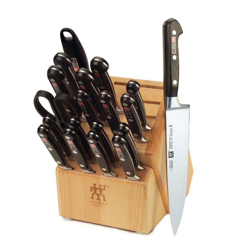 henckels 20 piece self sharpening knife set